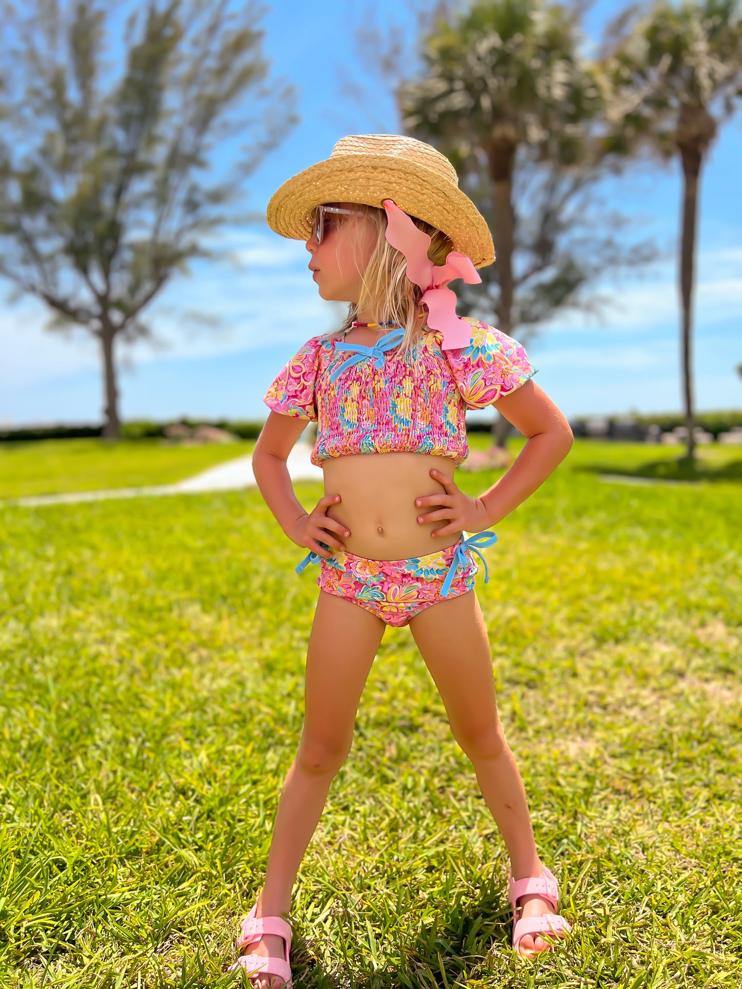 Lisa Swimsuit - Hula Pink