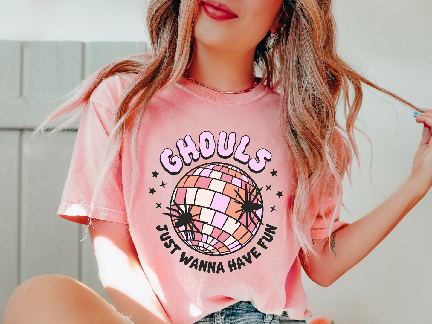 Let's Go Ghouls Adult CC Tee