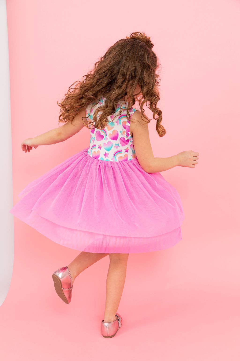 Kids Tulle Bamboo Dress - True Love - Spring Easter Dress