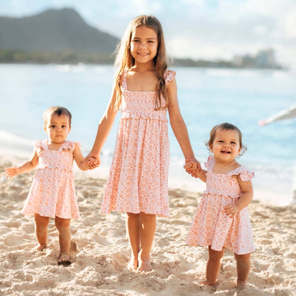 Shell-abrate Kids Bamboo Smocked Dress