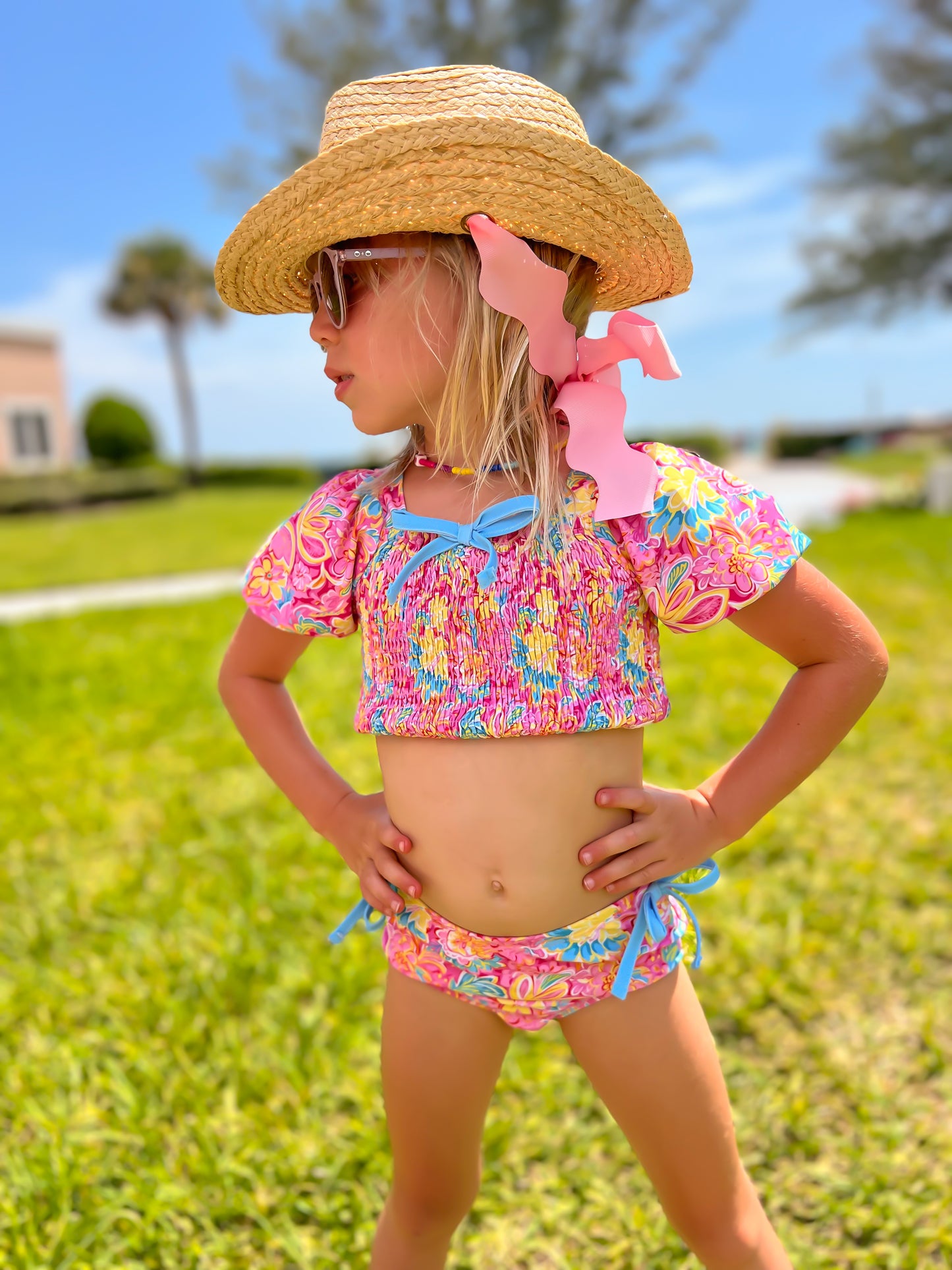 Lisa Swimsuit - Hula Pink