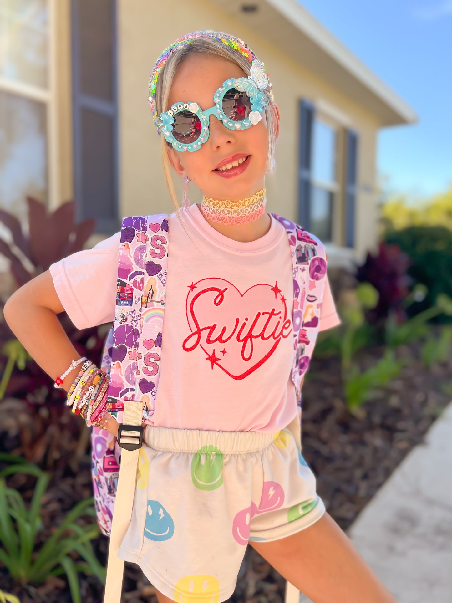 Kind Kids Club Swiftie Pink Shirt