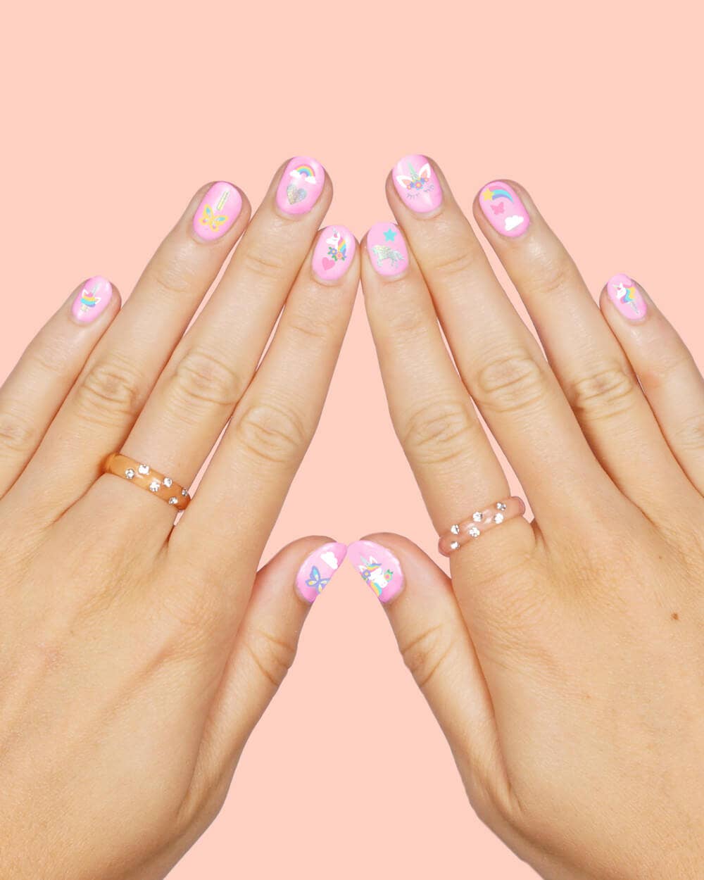 Unicorn Kids Nail Stickers, Bday Favors, Activity, Accessory