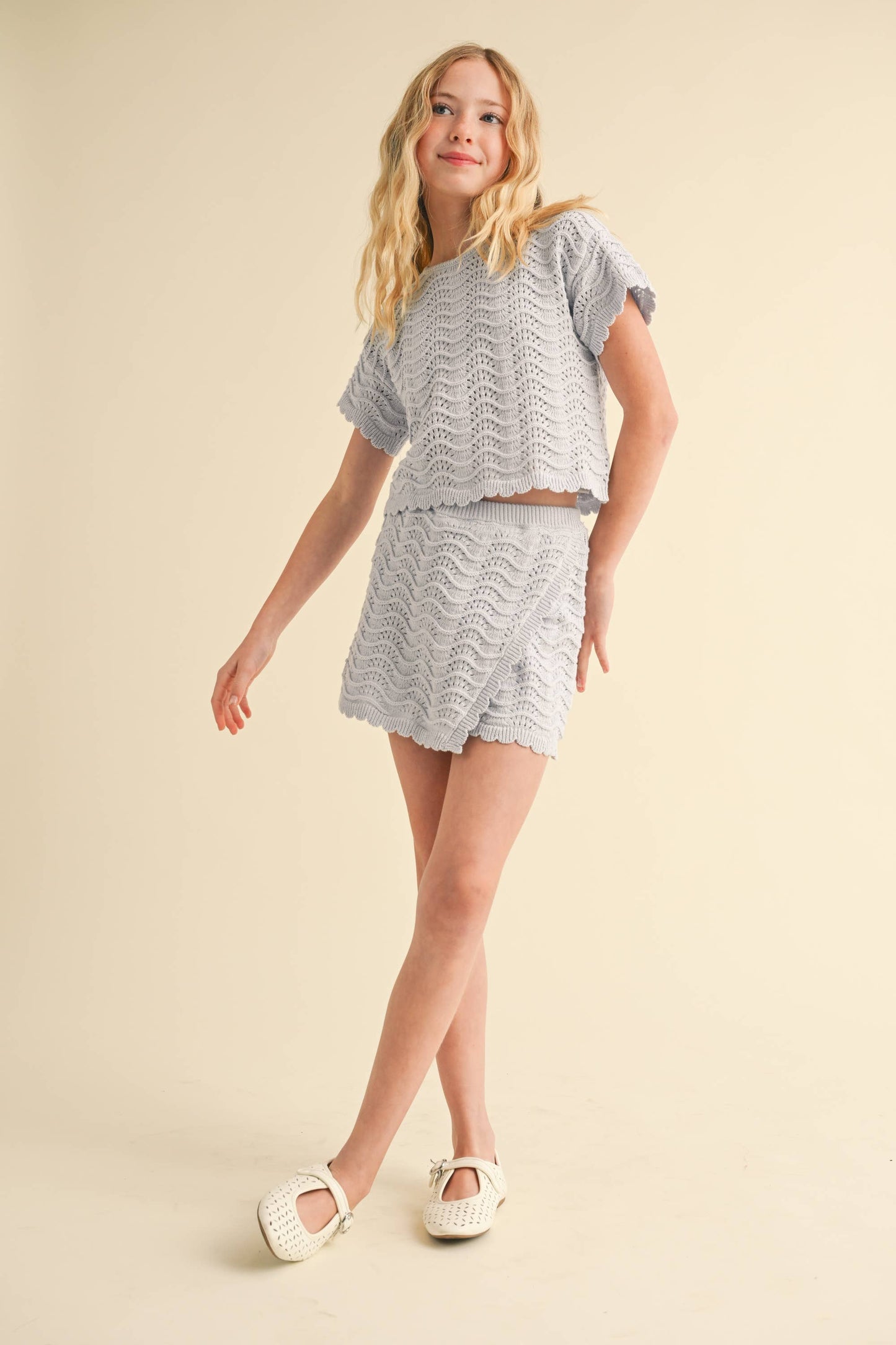 GIRLS CROCHET TOP