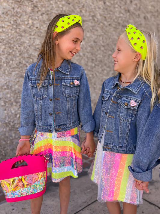 Mermaid Confetti Tote Bag