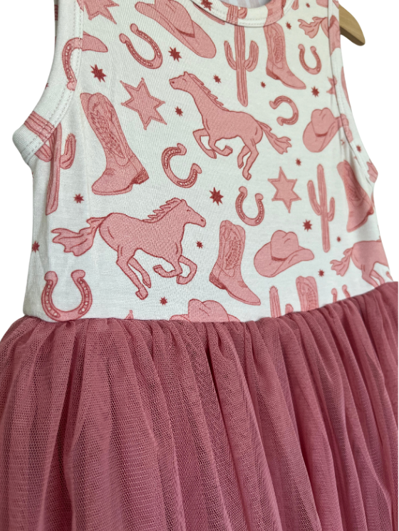 Kids Bamboo Tulle Tutu Dress - Dixie Western