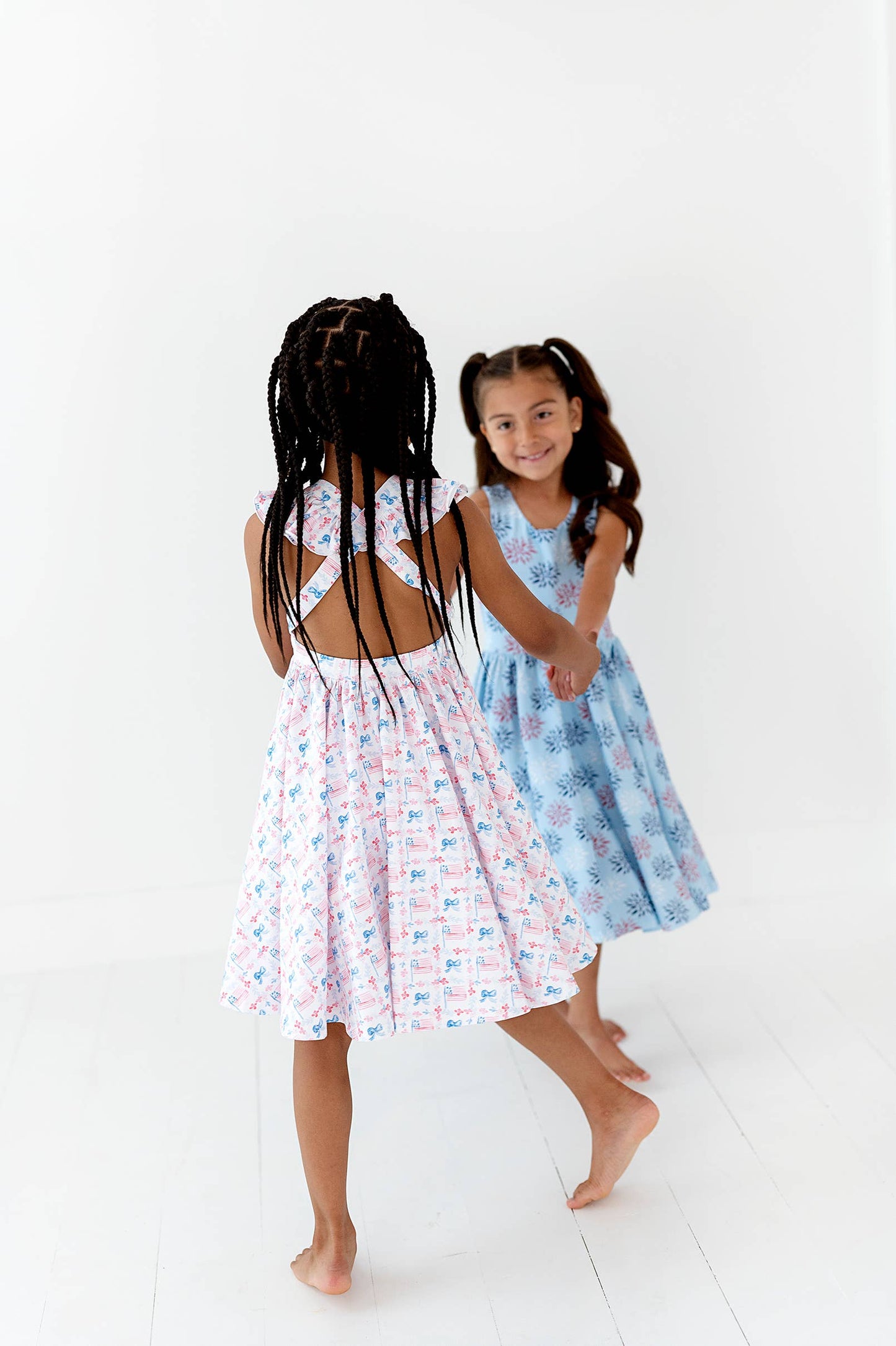 Charlotte Dress in Firework | Pocket Twirl Dress | July 4th