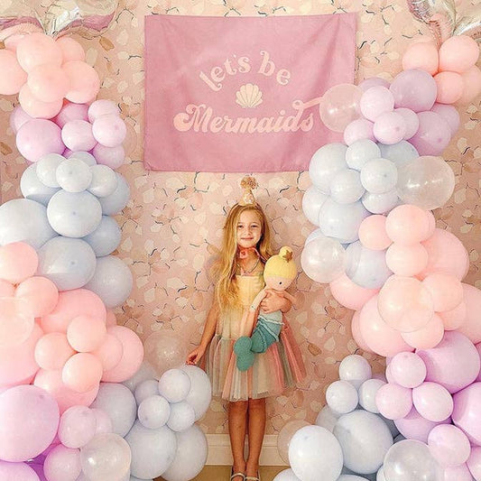 {Purple} Let's Be Mermaids Banner