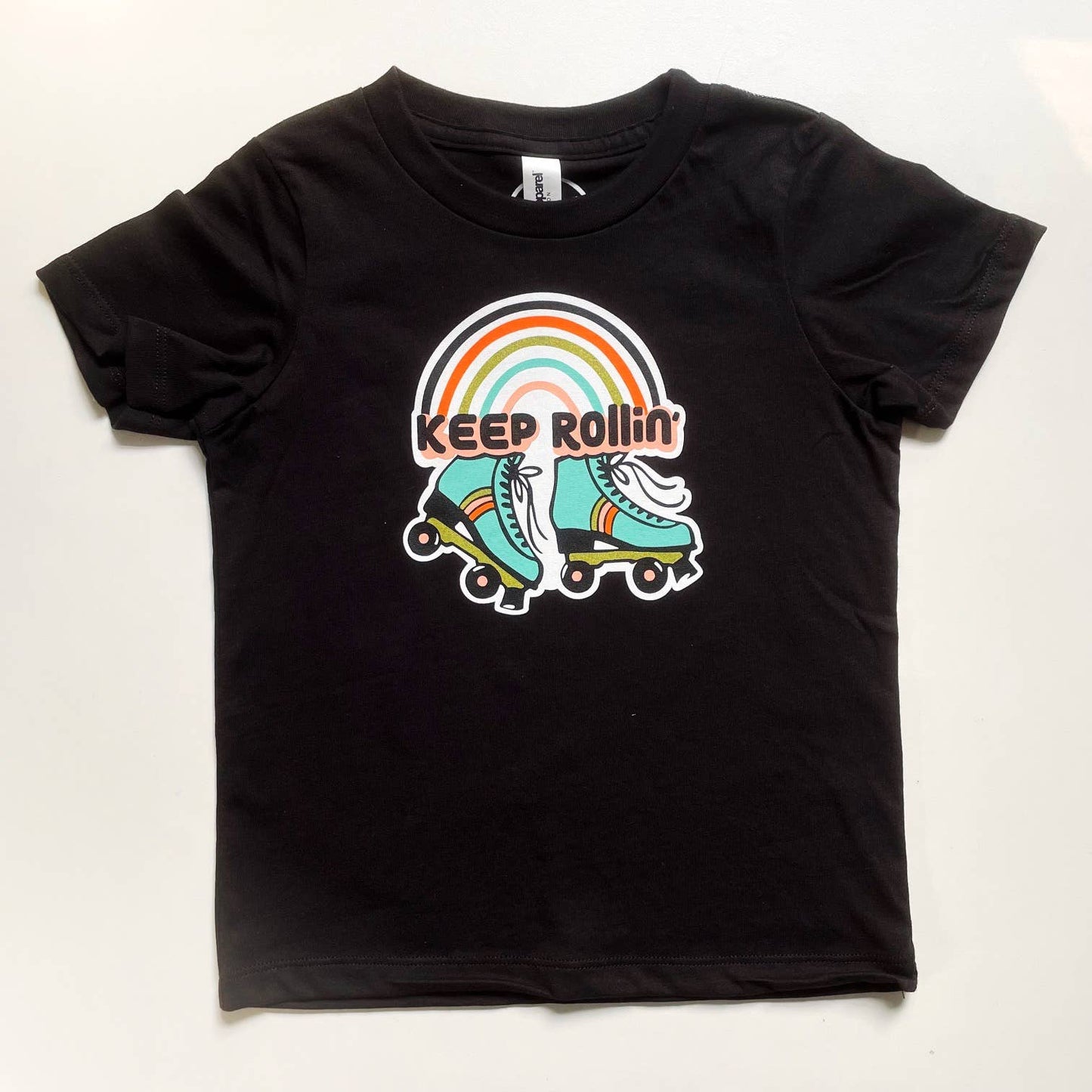 Keep Rollin' - Kids and Youth Roller Skate Tee.