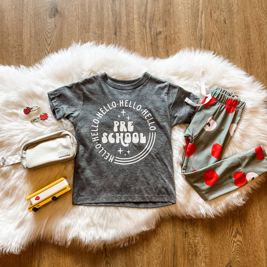 Hello Preschool Gray