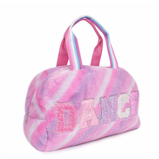 'Dance' Ombre Plush Medium Duffle Bag