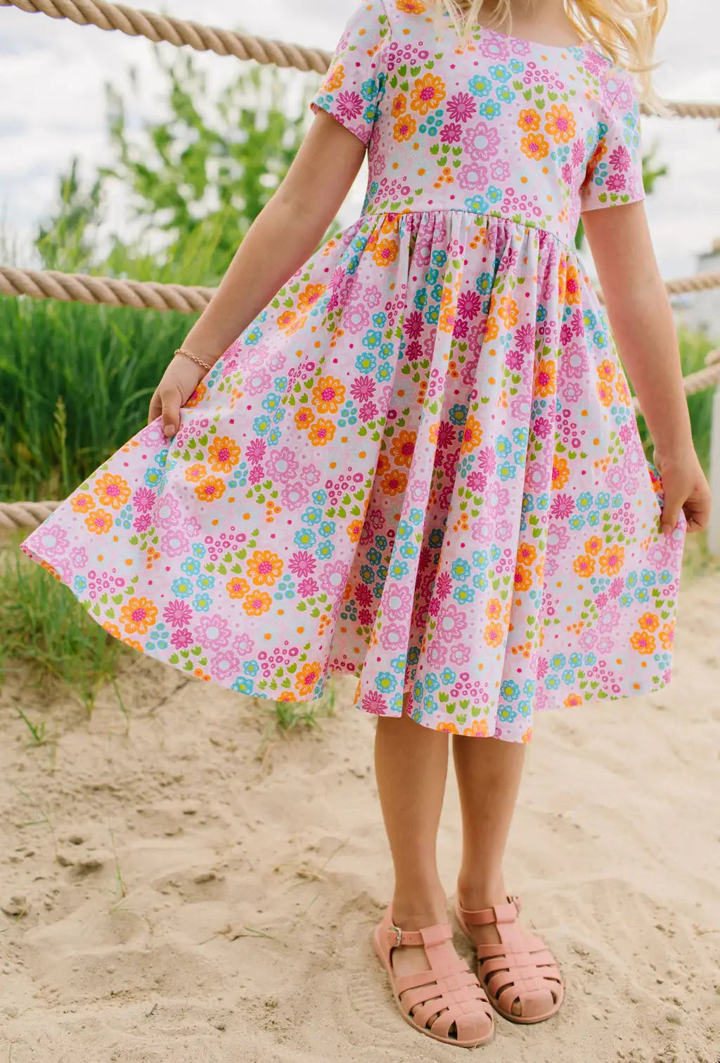 Classic Twirl in Pink Flowers