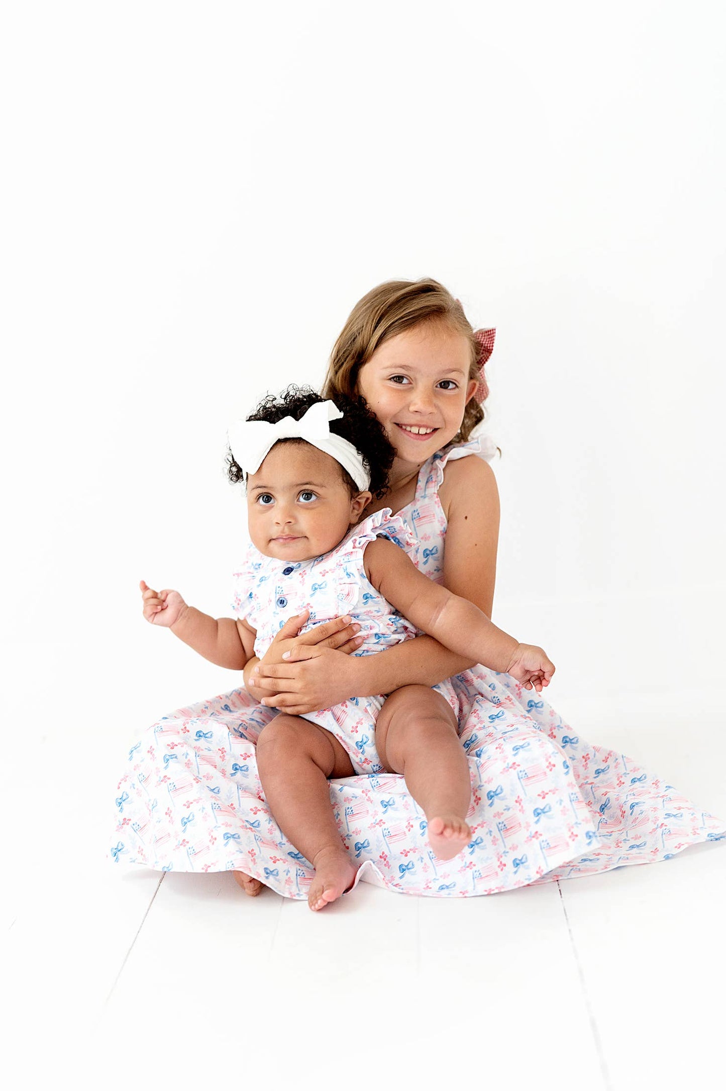 Rosita Dress in Patriotic Flags| Pocket Twirl Dress