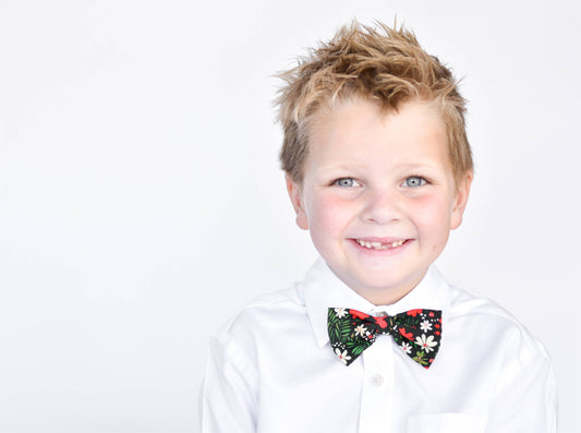 Christmas Bow Tie for Boys, Adjustable, Holiday Accessories