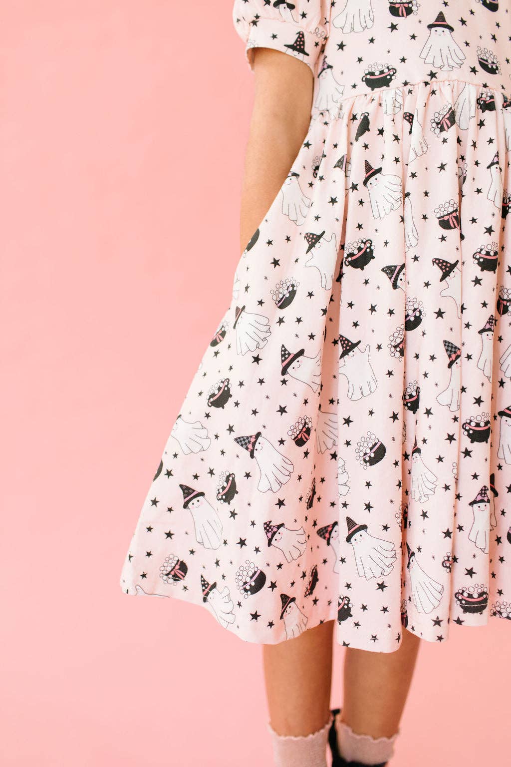 Puff Dress in Pink Cauldron Preorder