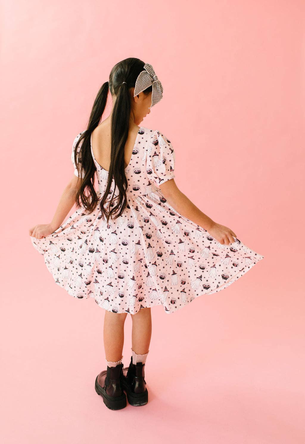 Puff Dress in Pink Cauldron Preorder