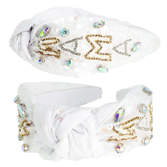 Mama Embellished Knotted Headband