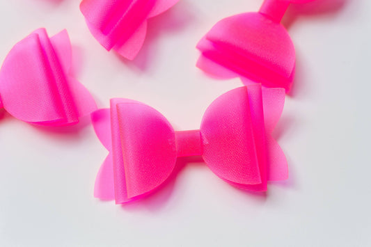 Pink sparkle waterproof bow