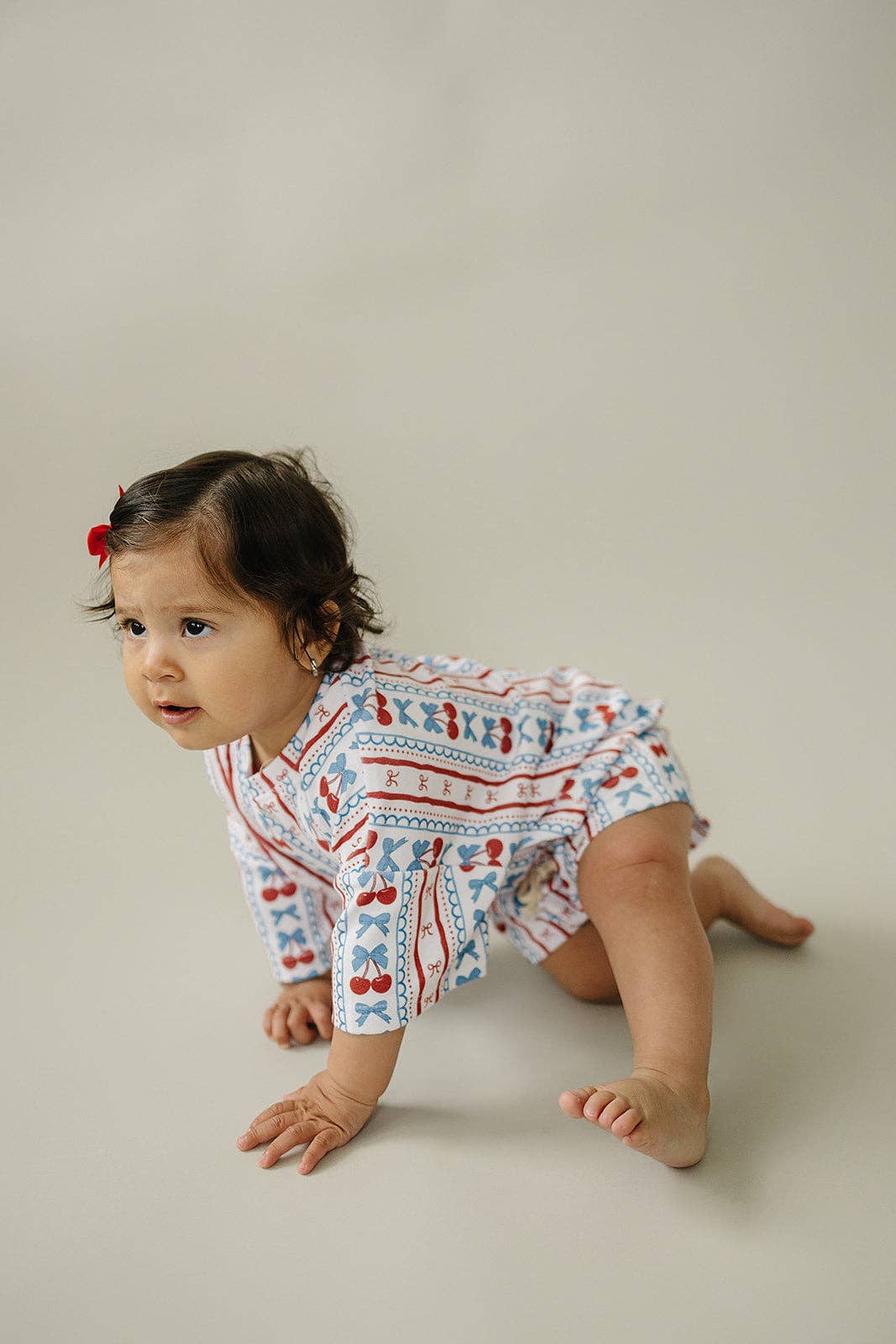 4th of July Shorts Set | Cherries & Stripes