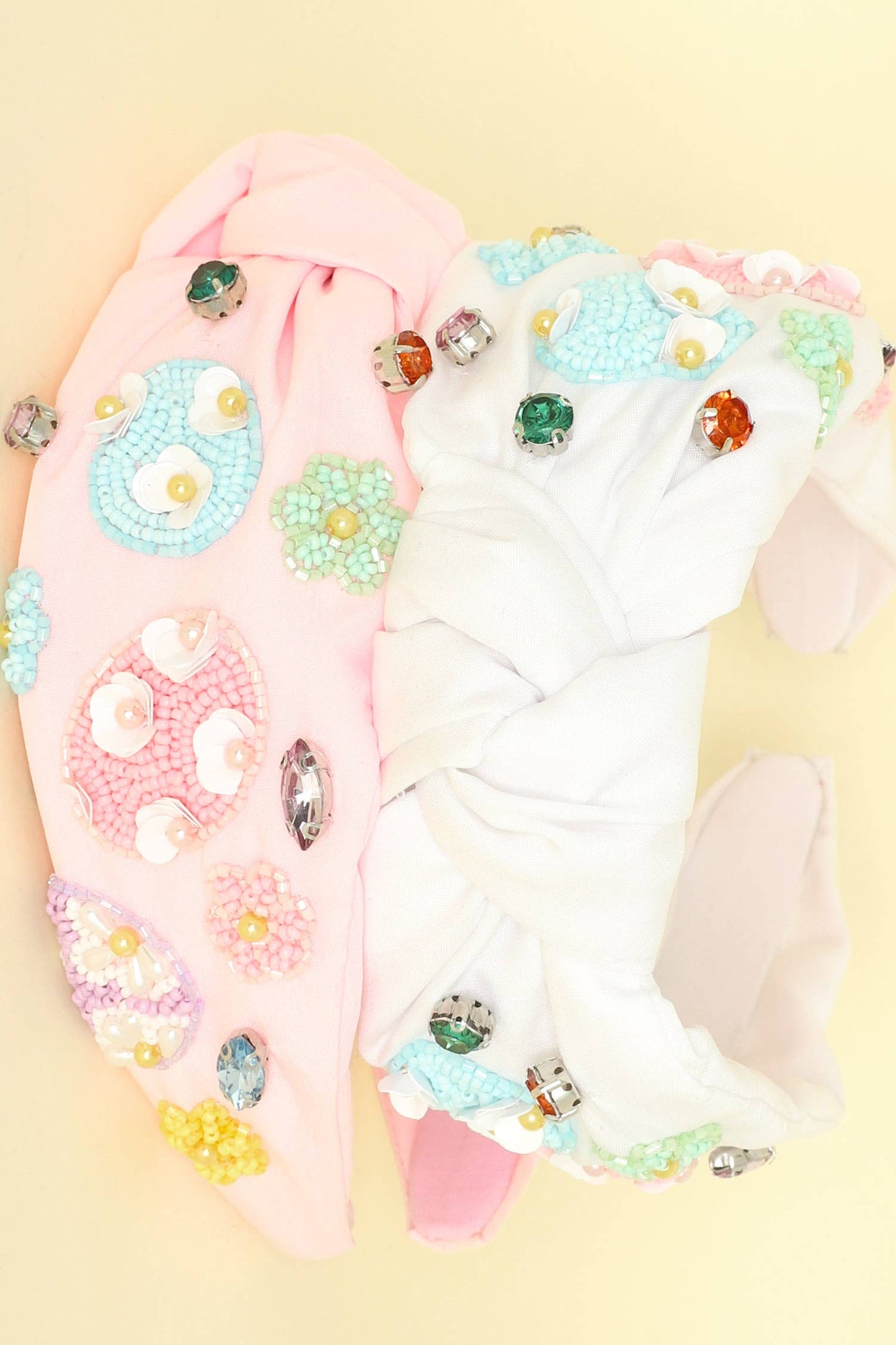 Easter Egg Theme Top Knotted Headband