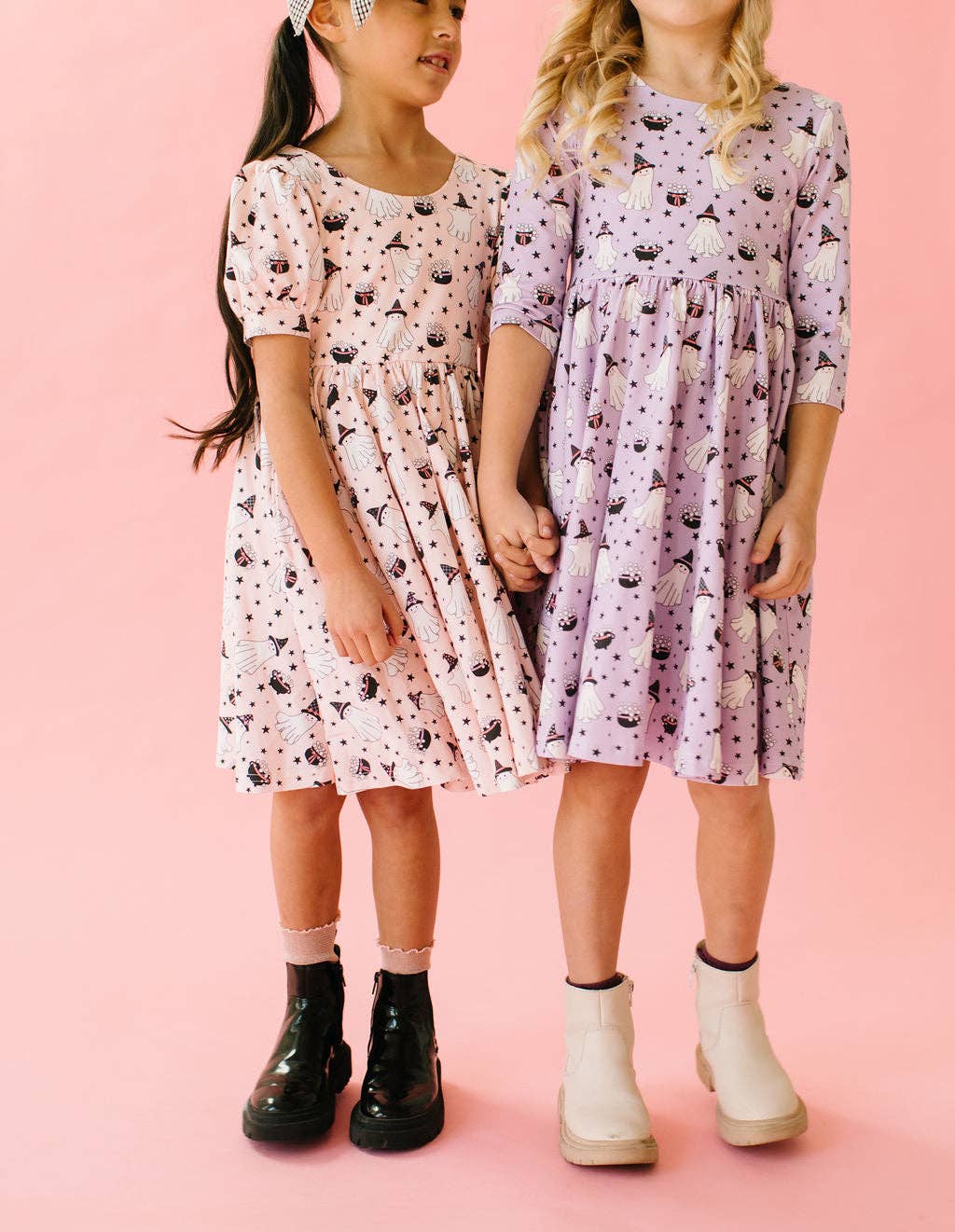 Puff Dress in Pink Cauldron Preorder