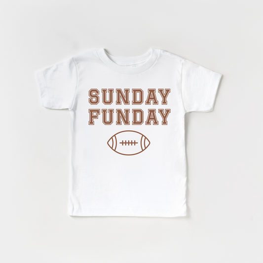 Sunday Funday Football Toddler and Youth Shirt