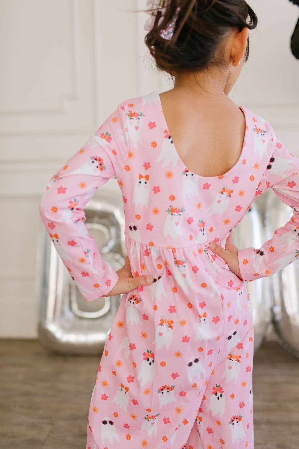 Floral Ghost Romper