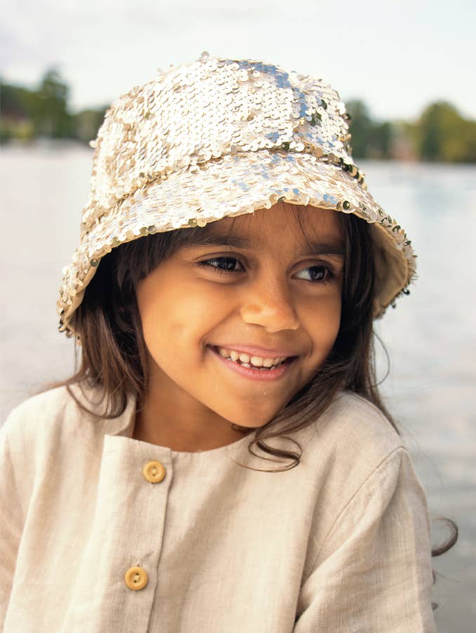Sequin Festival Bucket Hat 7-10 Years