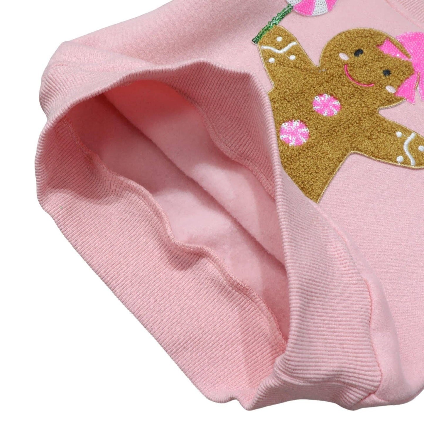 Gingerbread Patched Crewneck