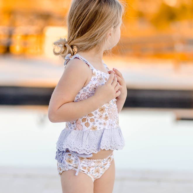 Selah Tankini Swimsuit - Iris Bouquet