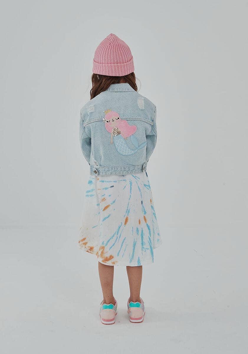 Patched Denim Jacket