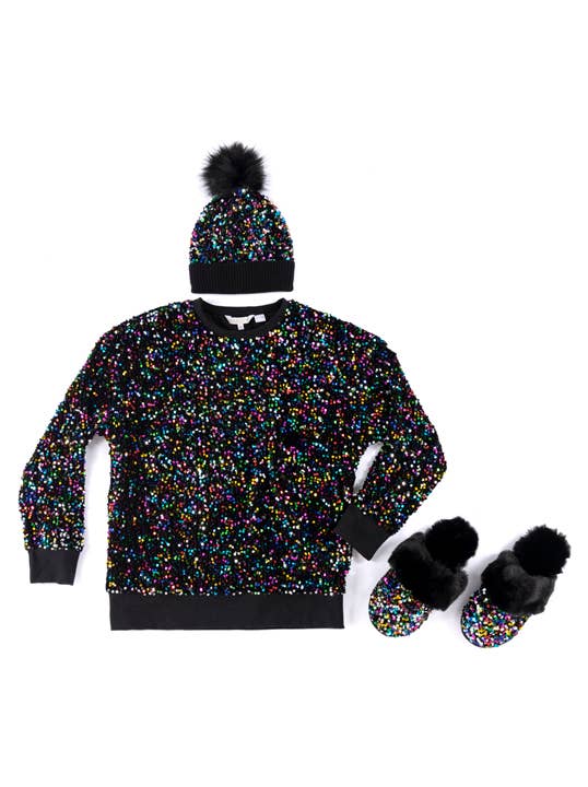 FIESTA SWEATSHIRT, BLACK