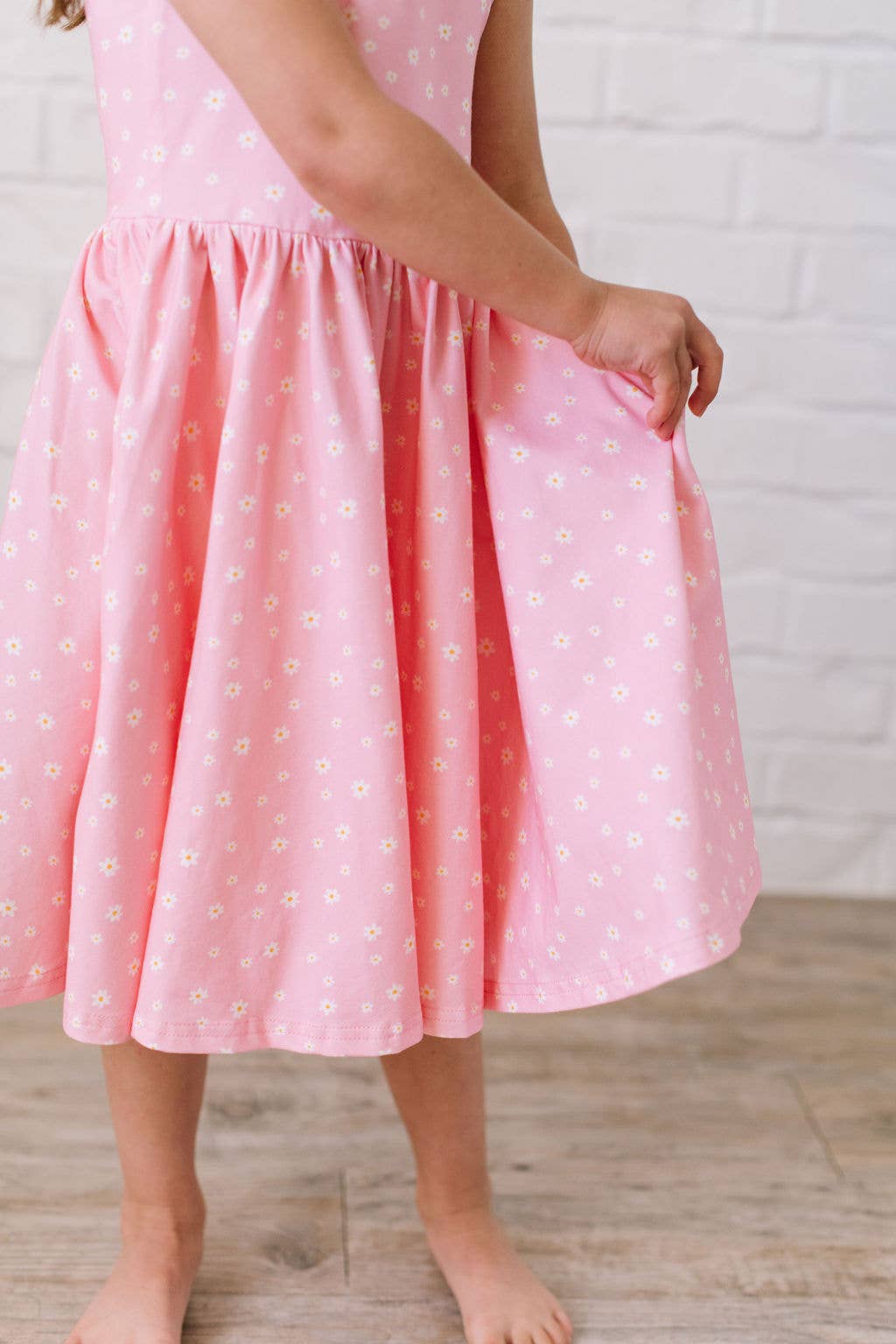 Valerie Dress in Pink Petals | Pocket Twirl Dress