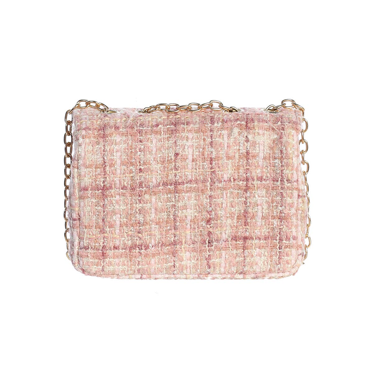 Flower Blossom Tweed Bag