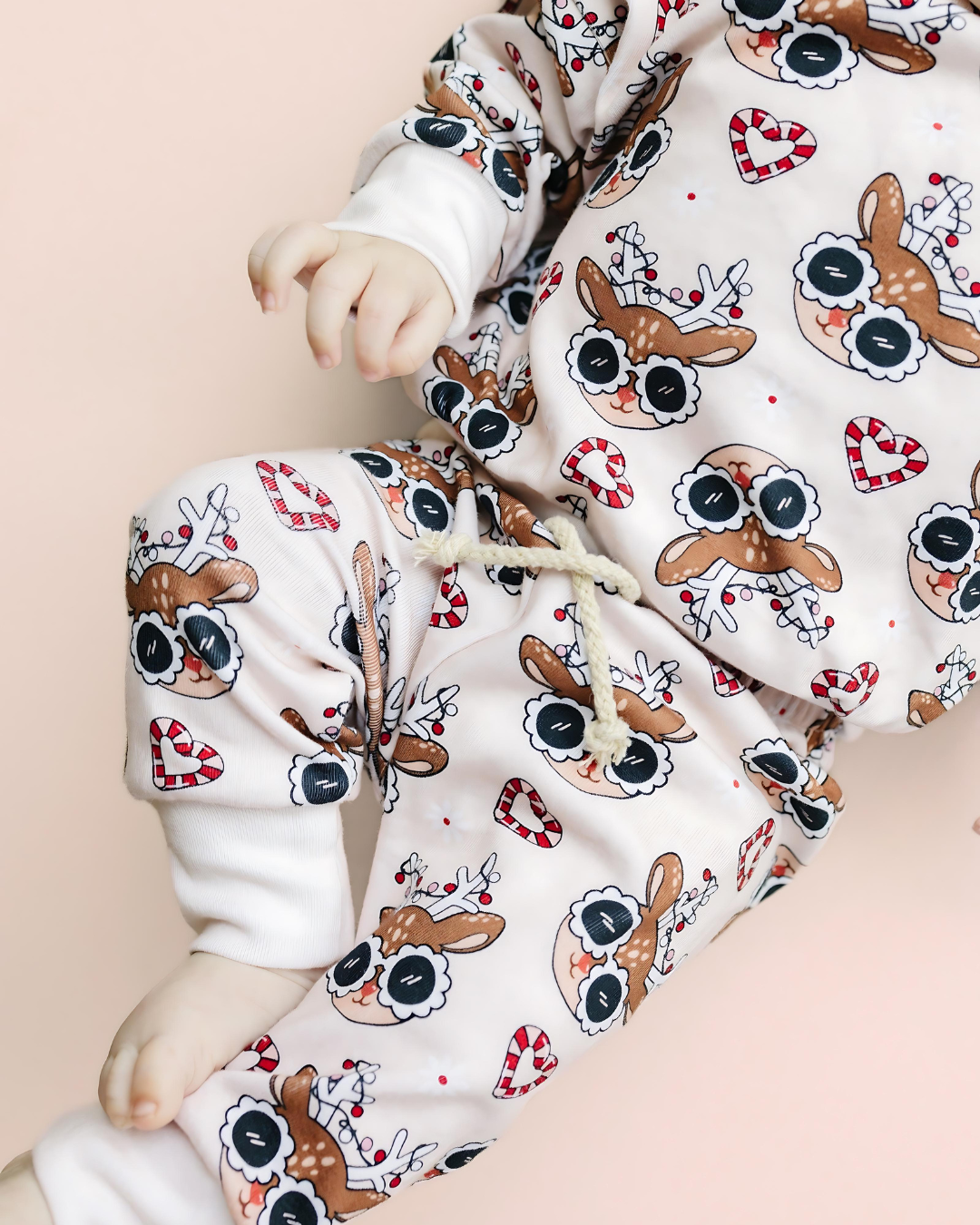 Christmas Baby & Kids Clothing Jogger Set | Deer Holiday