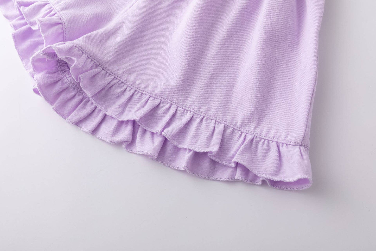 Girls' plain short with frill