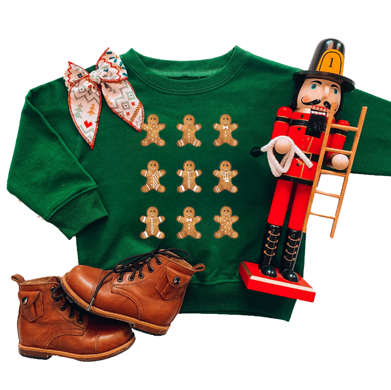 Gingerbread Man | Kids Christmas Sweatshirt