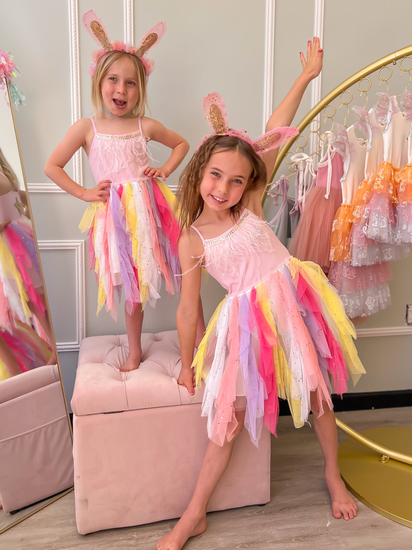 Fur Wave Tutu Dress