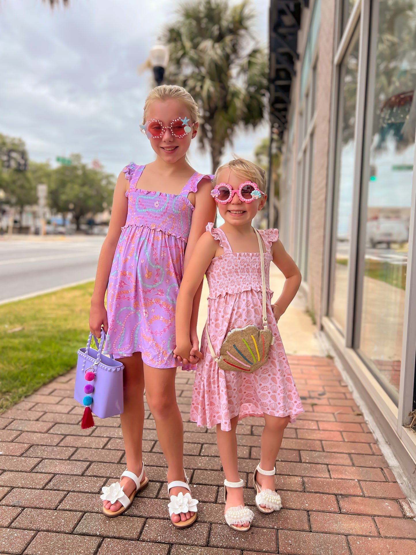 Lei Day Kids Bamboo Smocked Dress