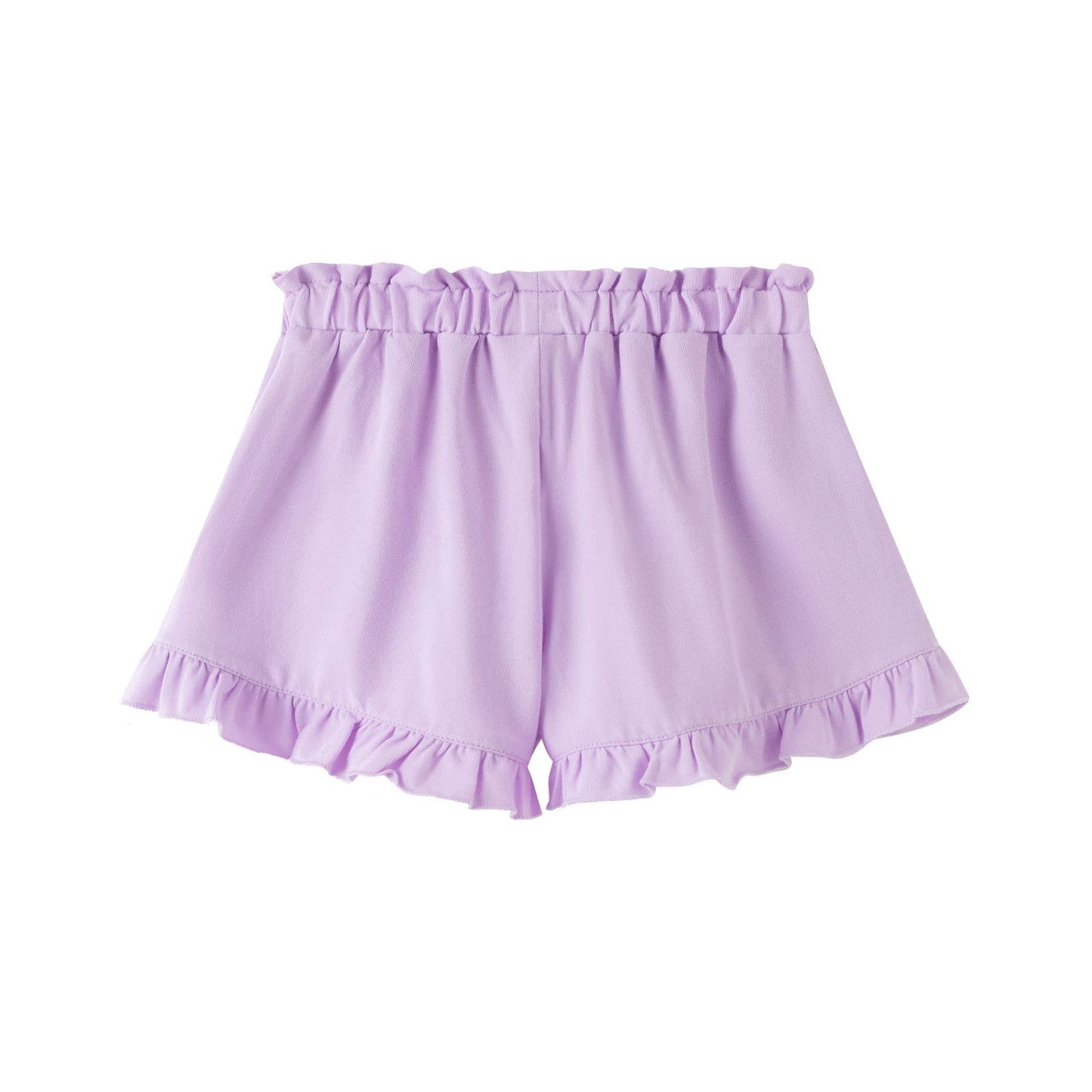 Girls' plain short with frill