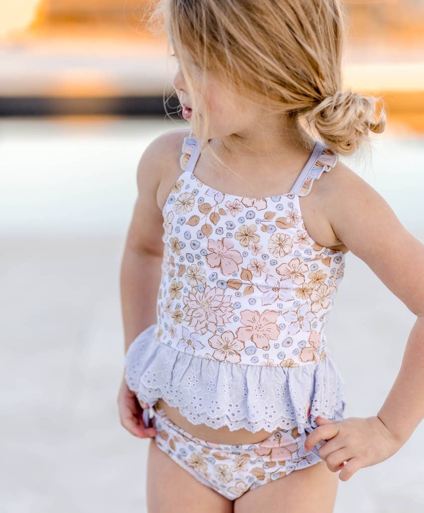 Selah Tankini Swimsuit - Iris Bouquet