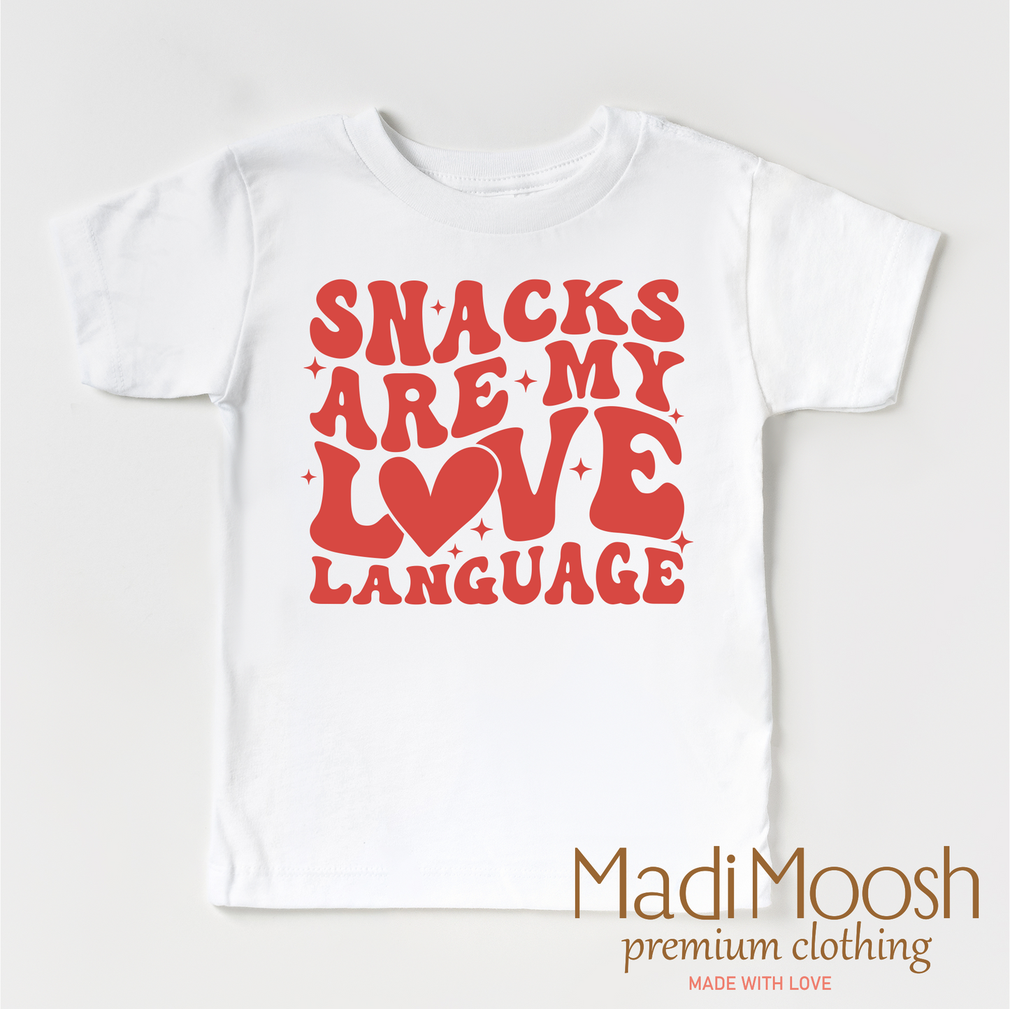 Snacks Are My Love Language Valentine's Day Shirt - Valentine's Tee