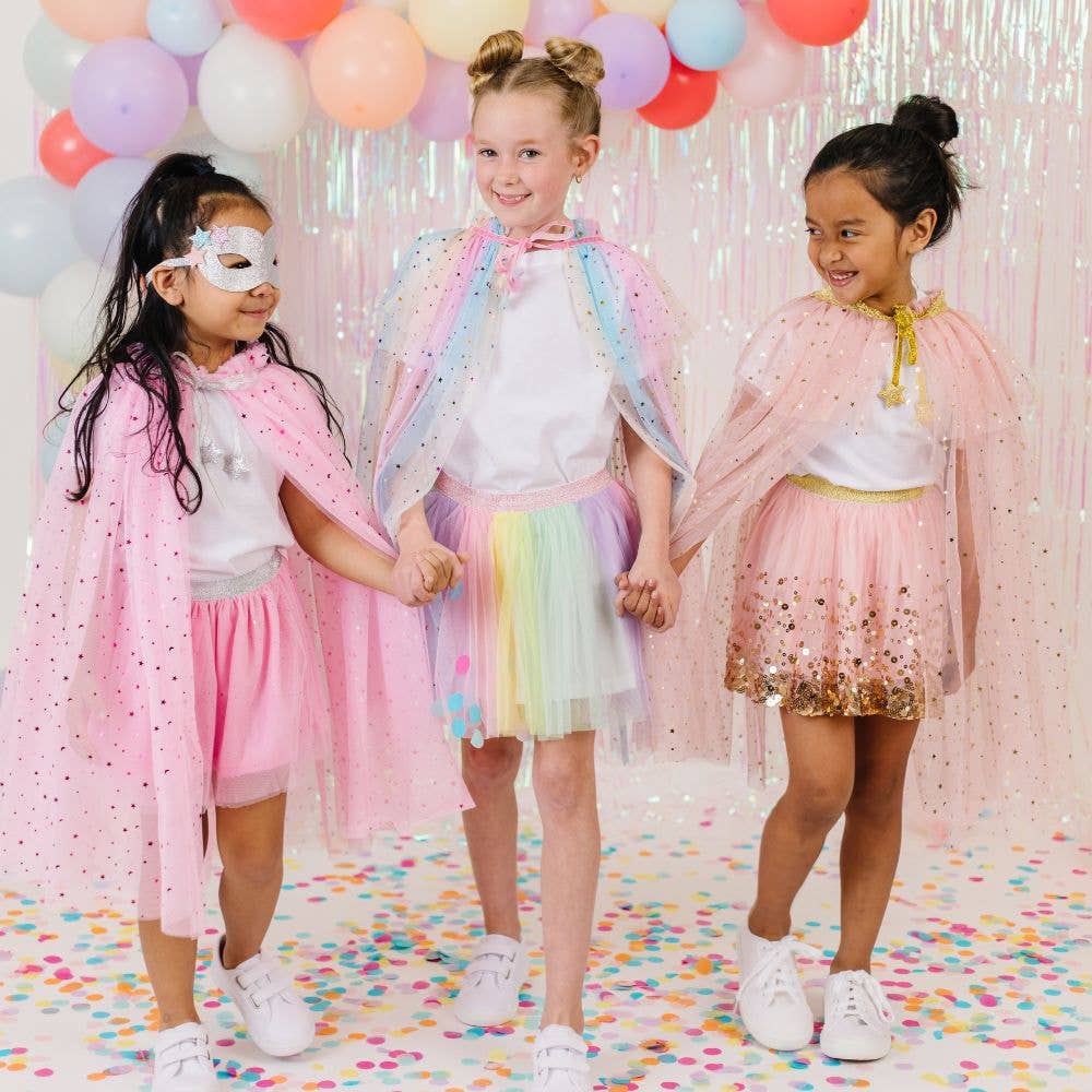 Superhero Cape Kit - Dress Up - Cape - Wand - Mask - Pretend