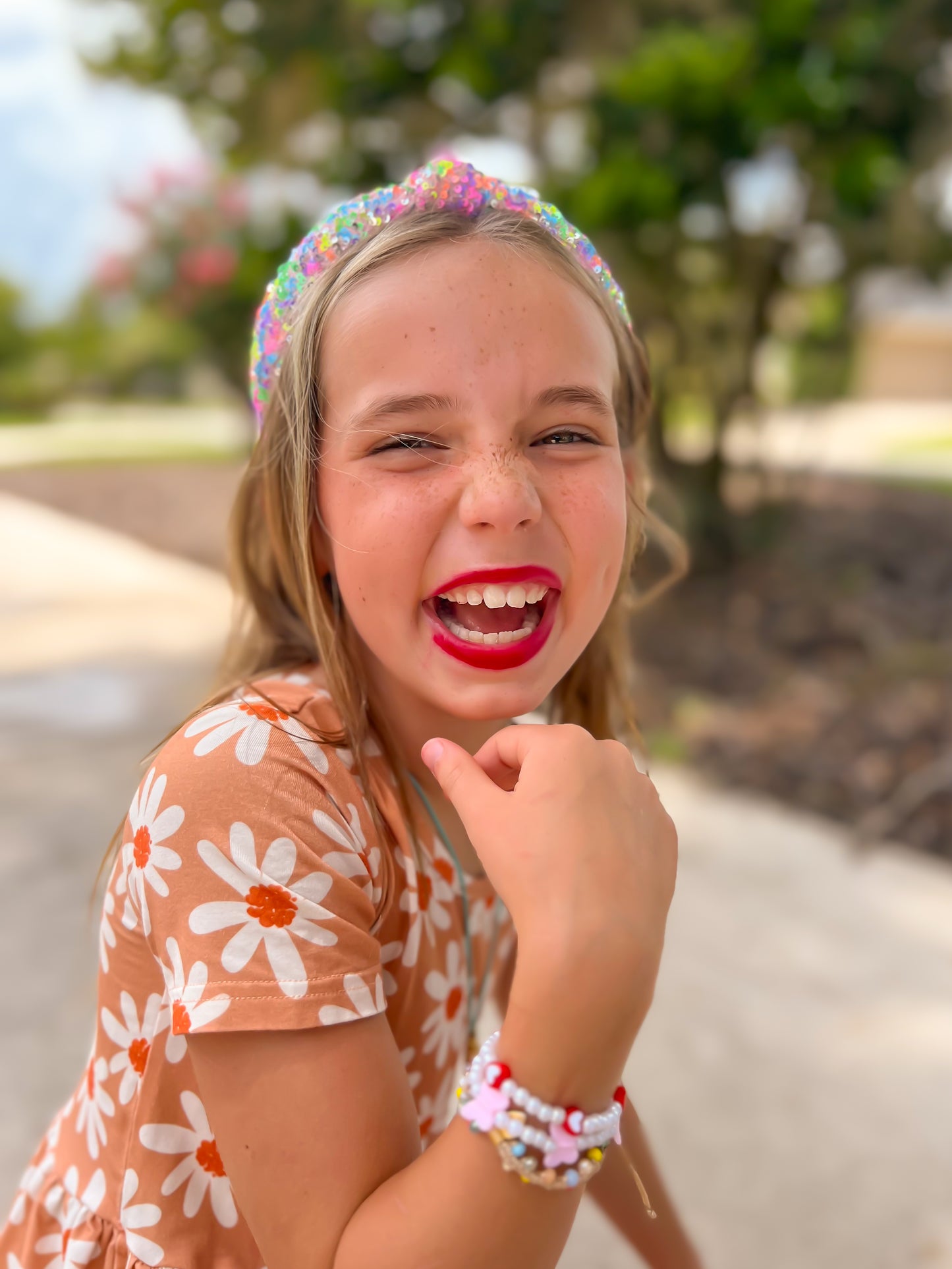 Sparkly Sequin Knot Headband