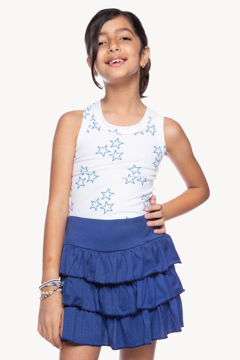 Ribbed Modal Cropped Racerback Tank