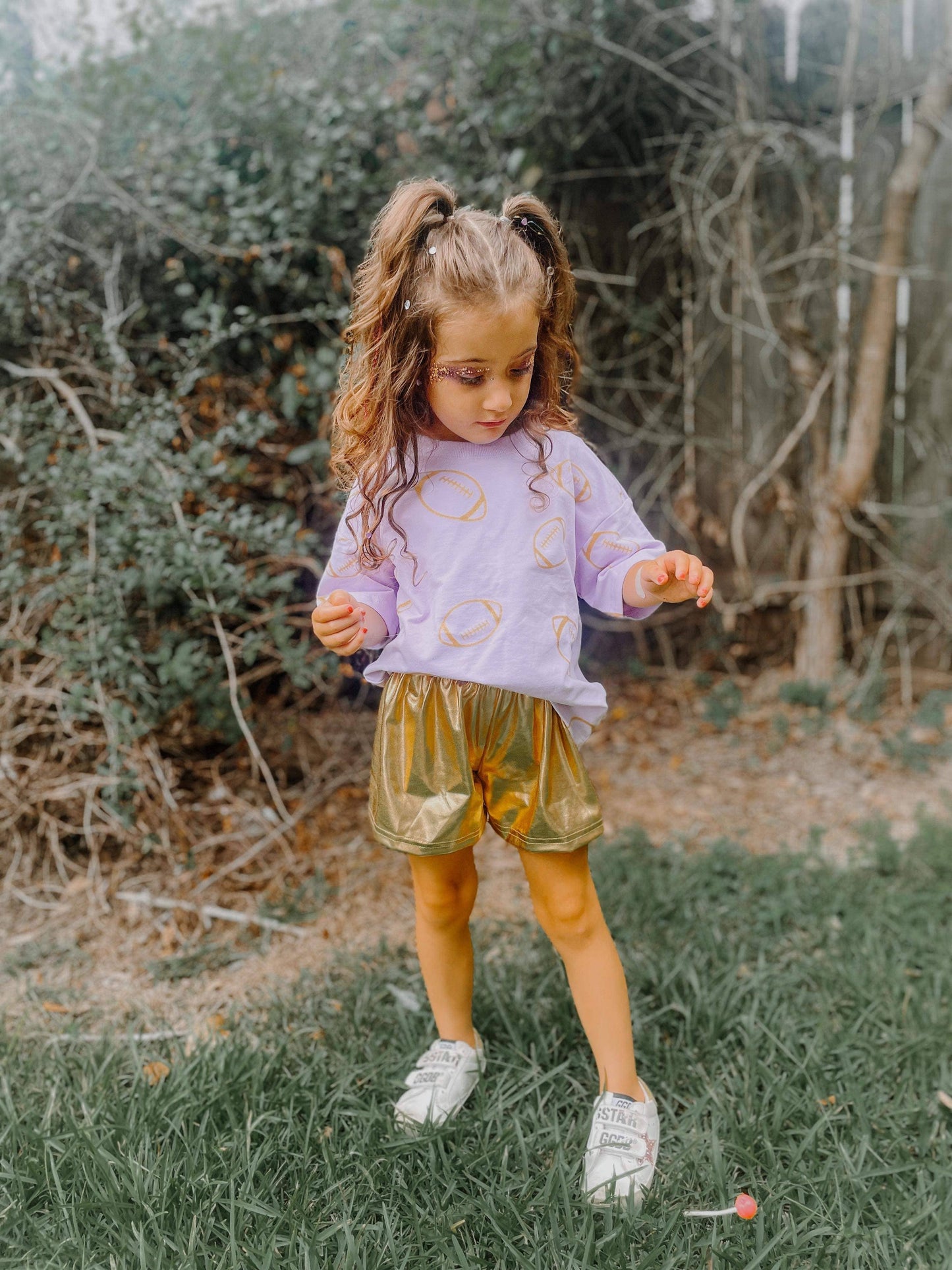 Girls Oversized Gameday Tee