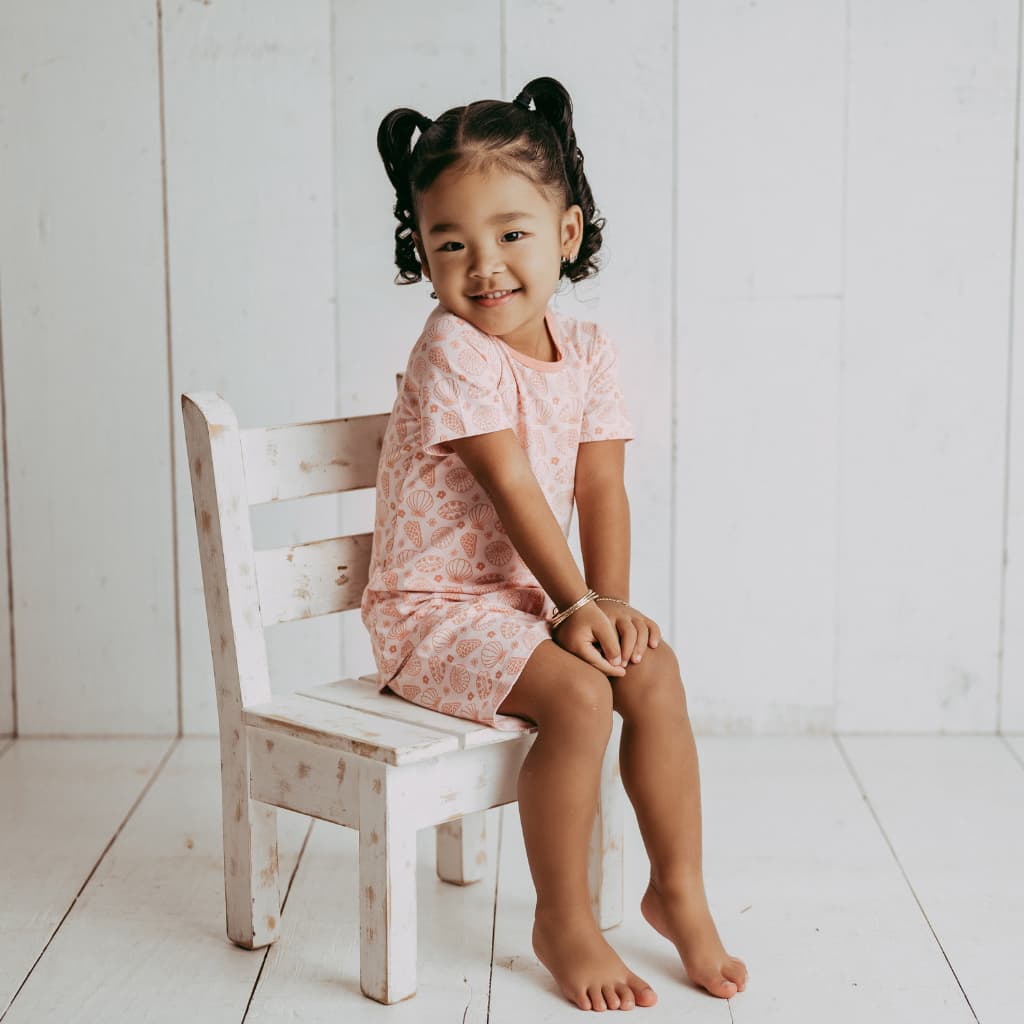 Shell-abrate Kids Short Bamboo Pajama Set