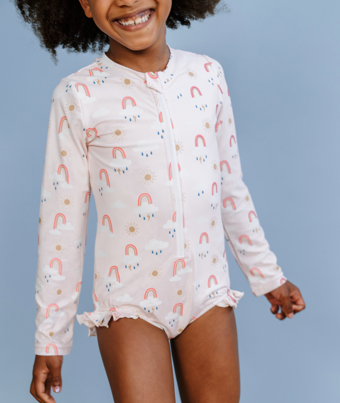 Kids and Baby Swimsuit Rash guard - She's Electric!