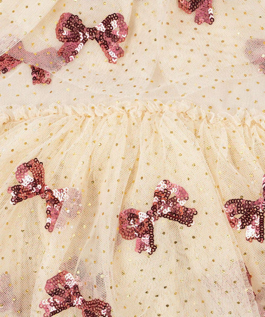 Sequin Bow girls’ dress