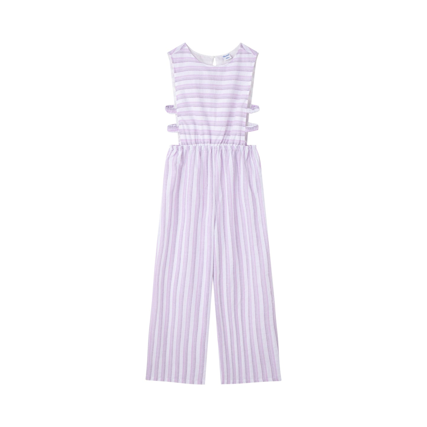 Striped jumpsuit for girls